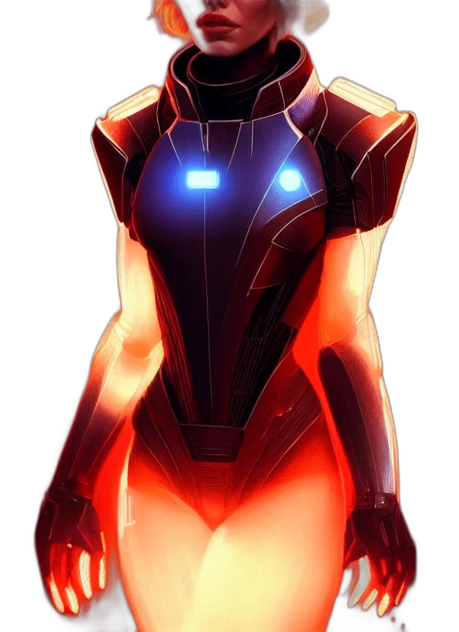 robot, dress, face, weapon transparent PNG cut-out