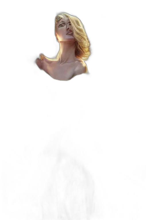hair, crown, mask, staff transparent PNG cut-out
