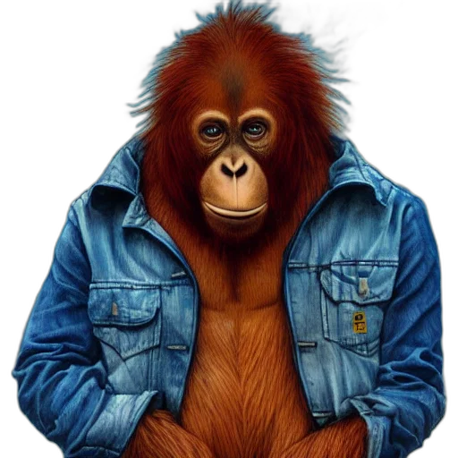 jacket, animal, creature, face transparent PNG cut-out