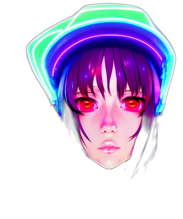face, mask, hat, creature transparent PNG cut-out