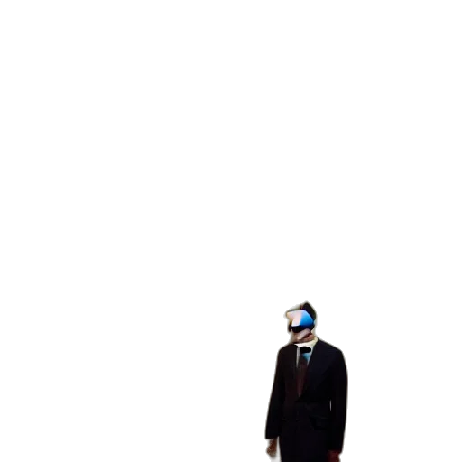 mask, robot, face, jacket transparent PNG cut-out