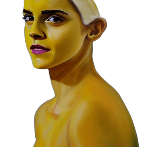 face, mask, photorealistic, oil painting transparent PNG cut-out