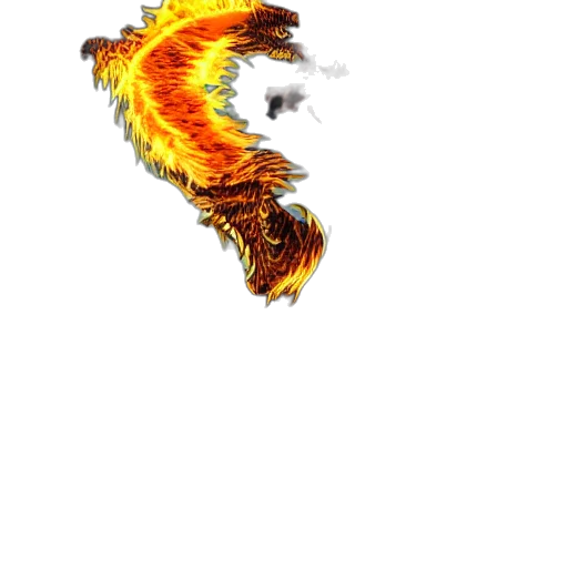 dragon, hair, weapon, staff transparent PNG cut-out