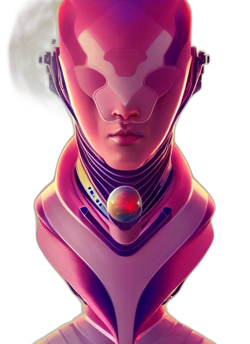 robot, face, mask, jewelry transparent PNG cut-out
