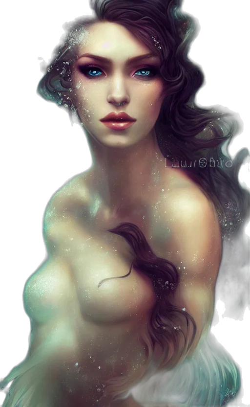 fantasy art, photorealistic, oil painting, watercolor transparent PNG cut-out