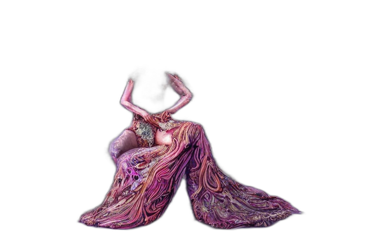 dress, jewelry, 3d render, concept art transparent PNG cut-out