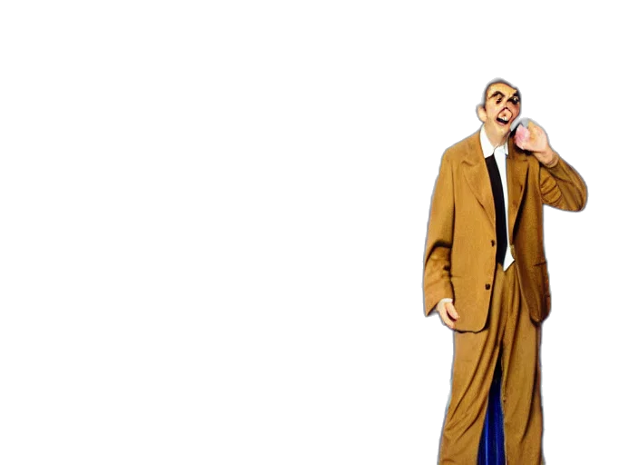 jacket, staff, concept art, 3d render transparent PNG cut-out