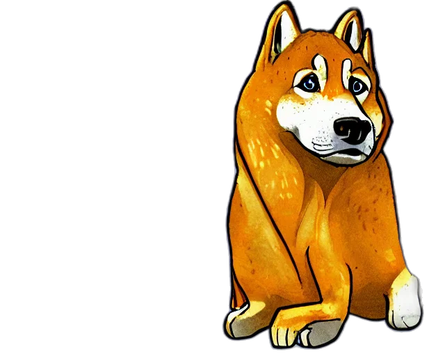 animal, concept art, watercolor, pixel art transparent PNG cut-out