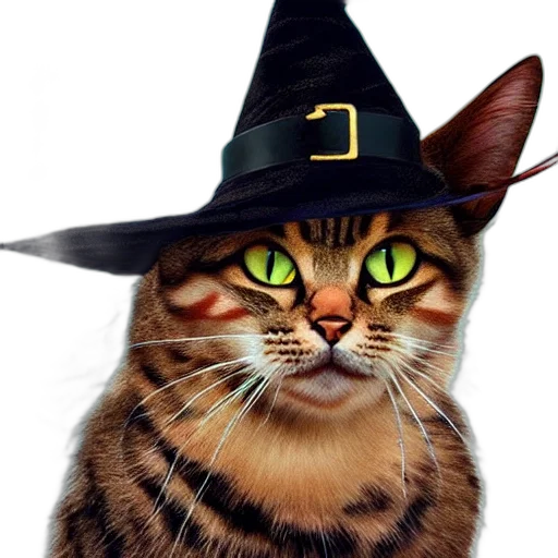 hat, staff, animal, creature transparent PNG cut-out