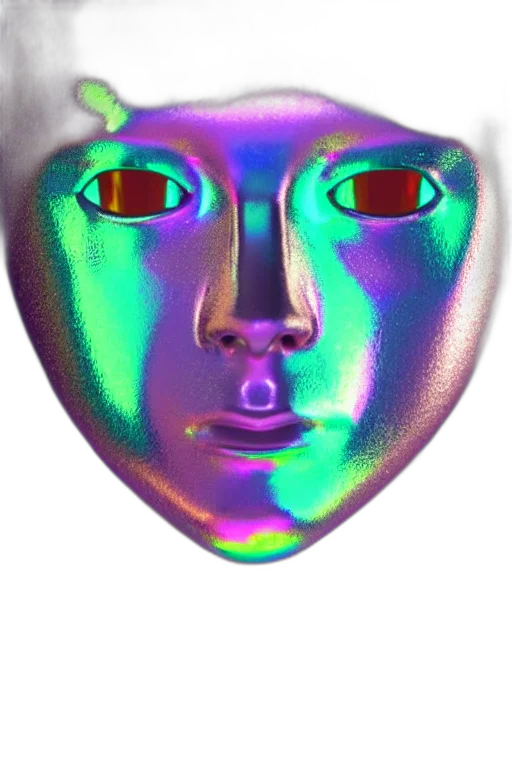mask, face, robot, creature transparent PNG cut-out