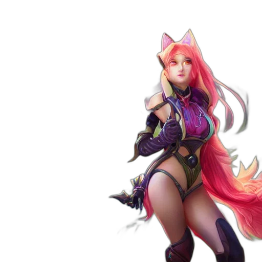 concept art, fantasy art, 3d render, anime transparent PNG cut-out