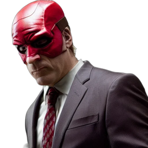mask, face, red, bob transparent PNG cut-out