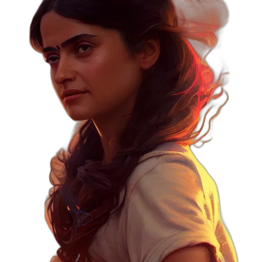 face, staff, crown, concept art transparent PNG cut-out