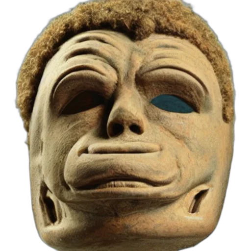 mask, face, crown, staff transparent PNG cut-out