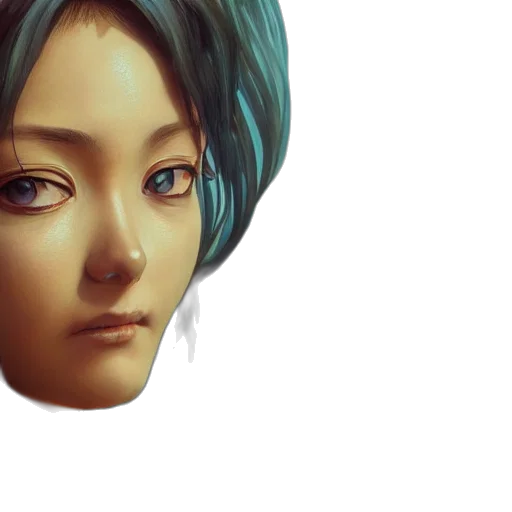 face, mask, robot, photorealistic transparent PNG cut-out