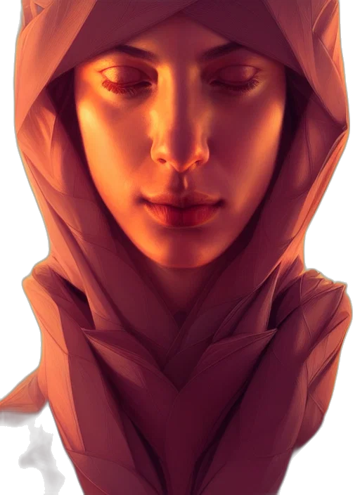 face, mask, jacket, dress transparent PNG cut-out