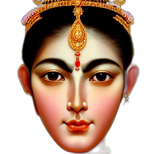crown, jewelry, face, mask transparent PNG cut-out