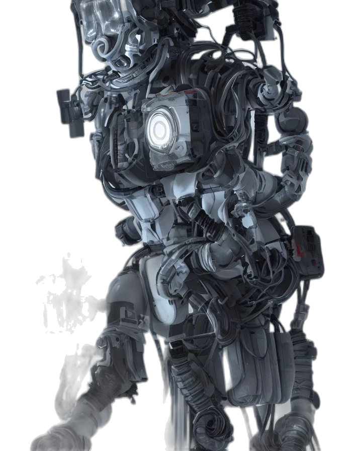 robot, weapon, animal, creature transparent PNG cut-out