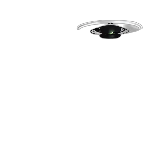 robot, 3d render, picture, ufo transparent PNG cut-out
