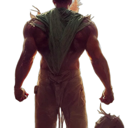creature, staff, hair, animal transparent PNG cut-out