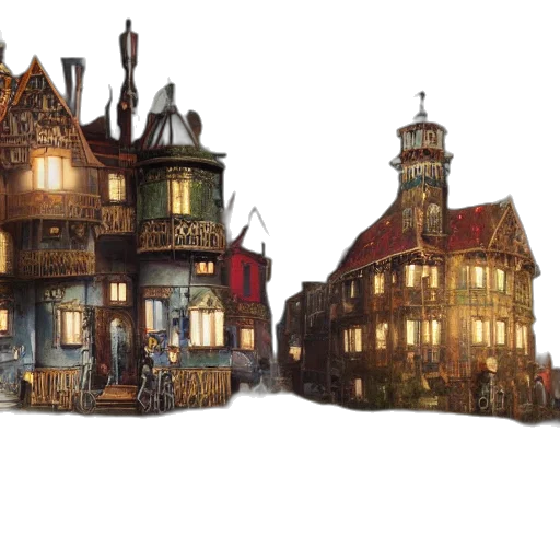concept art, 3d render, fantasy art, pixel art transparent PNG cut-out