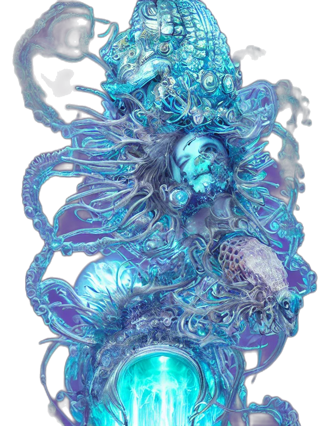 jewelry, crown, staff, concept art transparent PNG cut-out