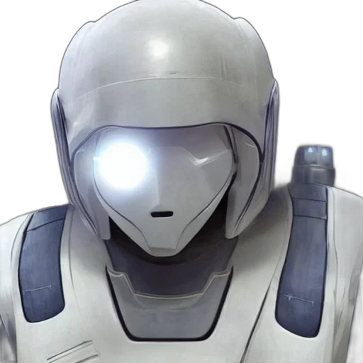 robot, face, mask, concept art transparent PNG cut-out