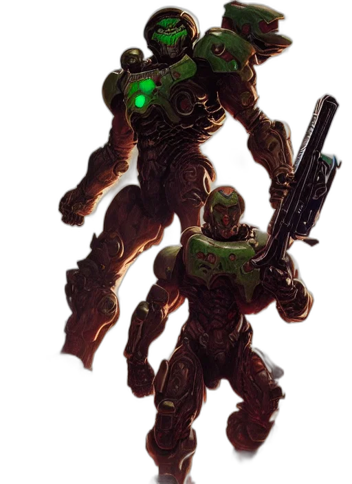 robot, weapon, staff, concept art transparent PNG cut-out