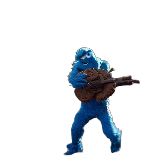 weapon, robot, creature, staff transparent PNG cut-out