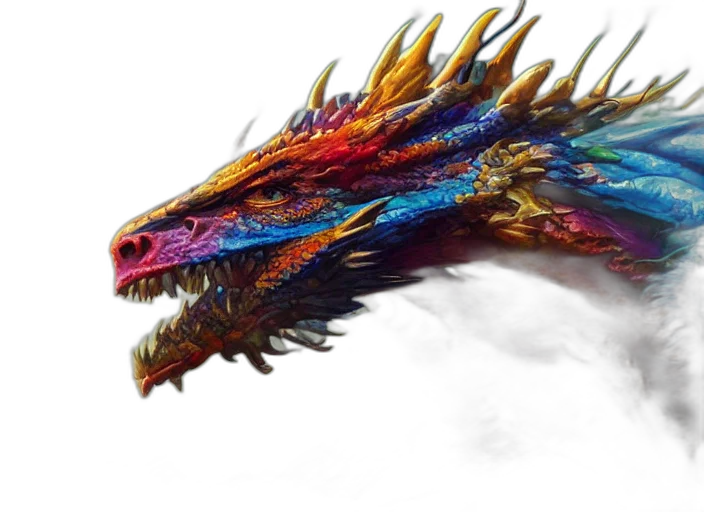 dragon, creature, animal, hair transparent PNG cut-out