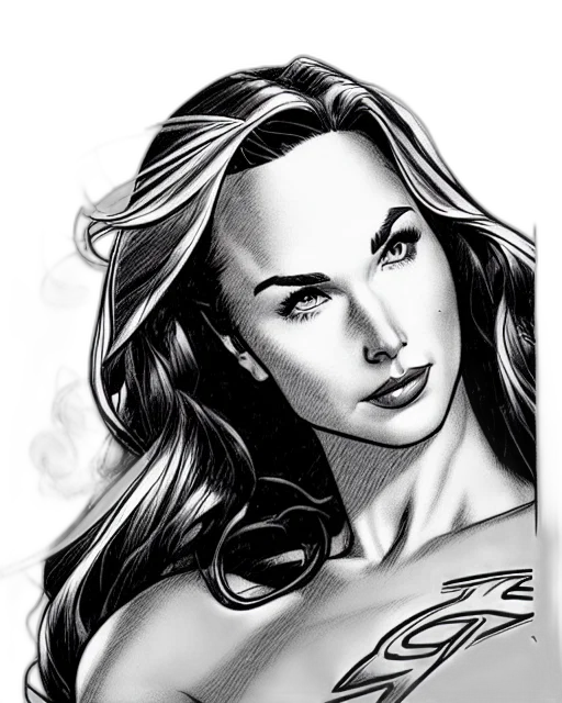 jewelry, face, photorealistic, pencil sketch transparent PNG cut-out