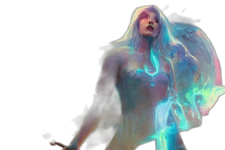 concept art, comic book art, fantasy art, cyberpunk transparent PNG cut-out
