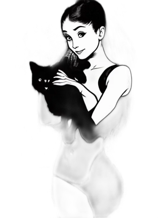 animal, cartoon, comic book art, concept art transparent PNG cut-out