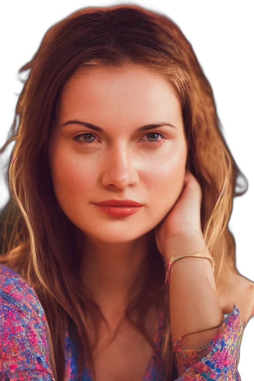 face, jewelry, crown, hair transparent PNG cut-out