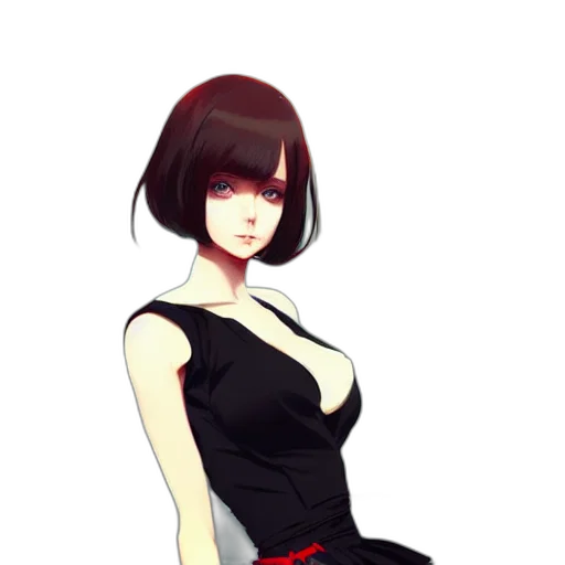 dress, staff, face, jacket transparent PNG cut-out