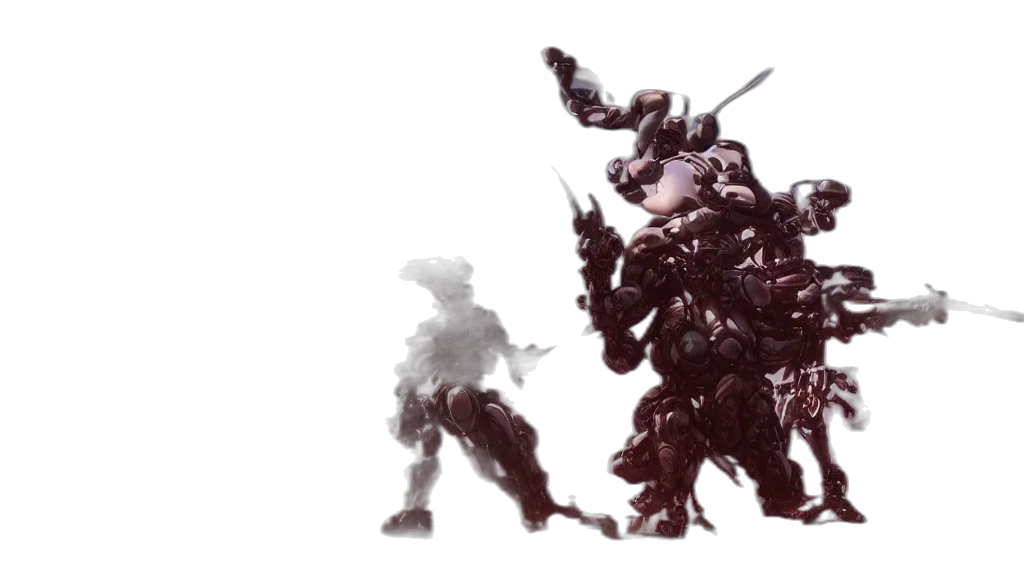robot, weapon, creature, concept art transparent PNG cut-out