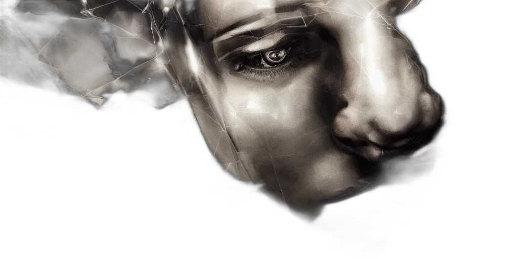 face, mask, jewelry, robot transparent PNG cut-out