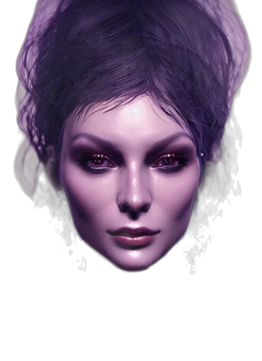 face, mask, creature, crown transparent PNG cut-out