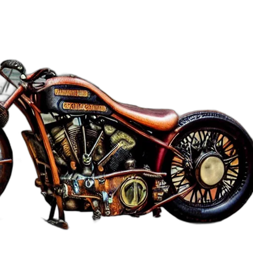 photorealistic, 3d render, concept art, steampunk transparent PNG cut-out