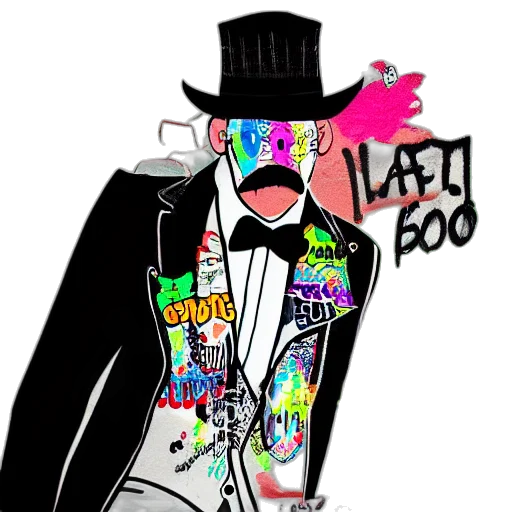 jacket, cartoon, concept art, cyberpunk transparent PNG cut-out