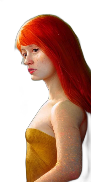 face, dress, mask, jewelry transparent PNG cut-out