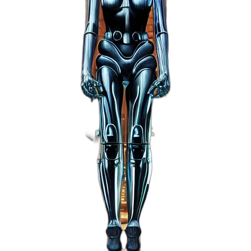robot, weapon, staff, dress transparent PNG cut-out