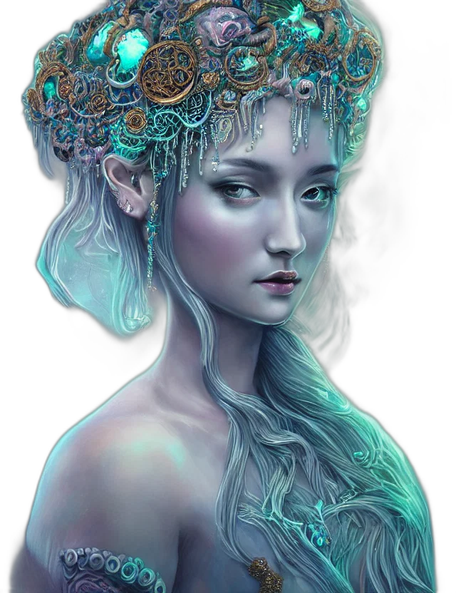 crown, jewelry, face, mask transparent PNG cut-out