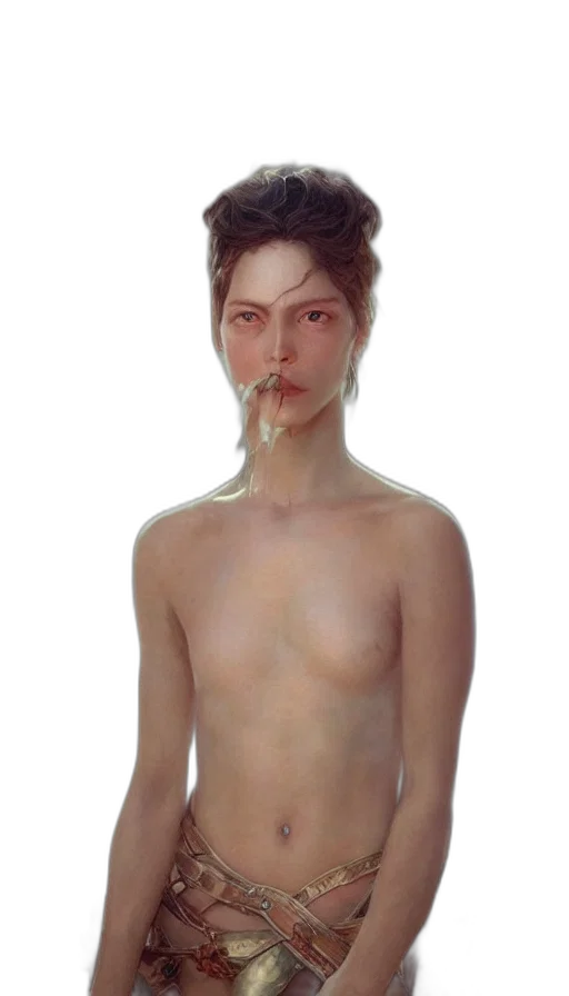 dress, face, mask, creature transparent PNG cut-out