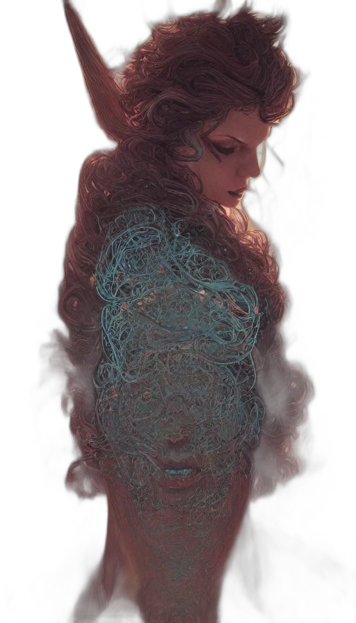 dress, hair, crown, face transparent PNG cut-out