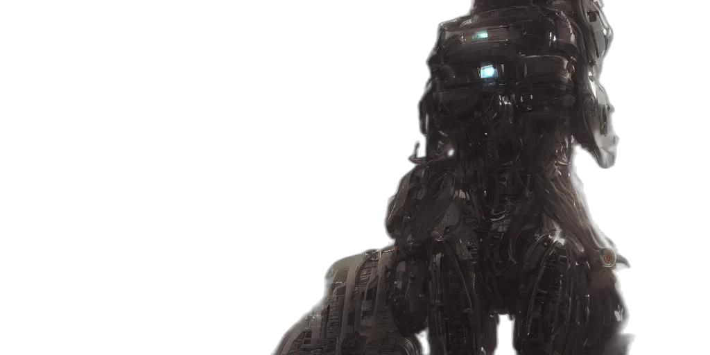 robot, creature, weapon, concept art transparent PNG cut-out