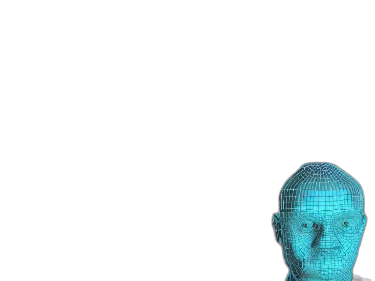 robot, face, mask, creature transparent PNG cut-out