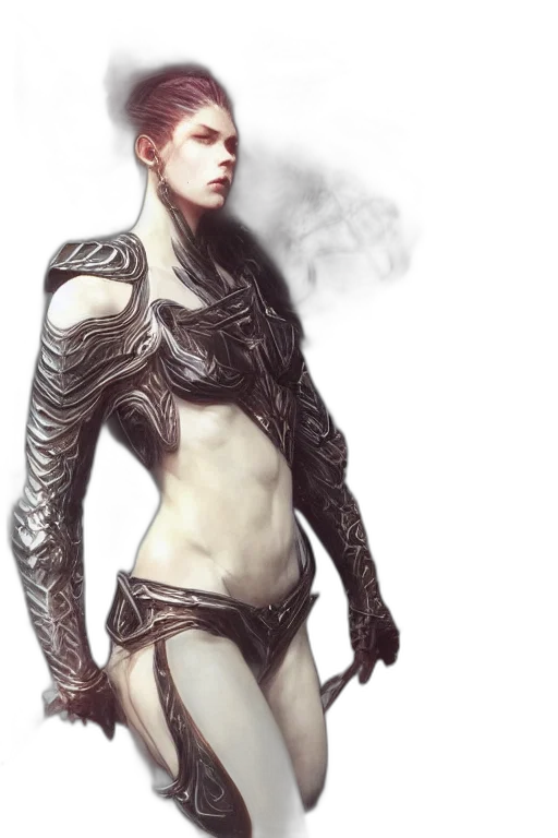 concept art, fantasy art, cyberpunk, photorealistic transparent PNG cut-out