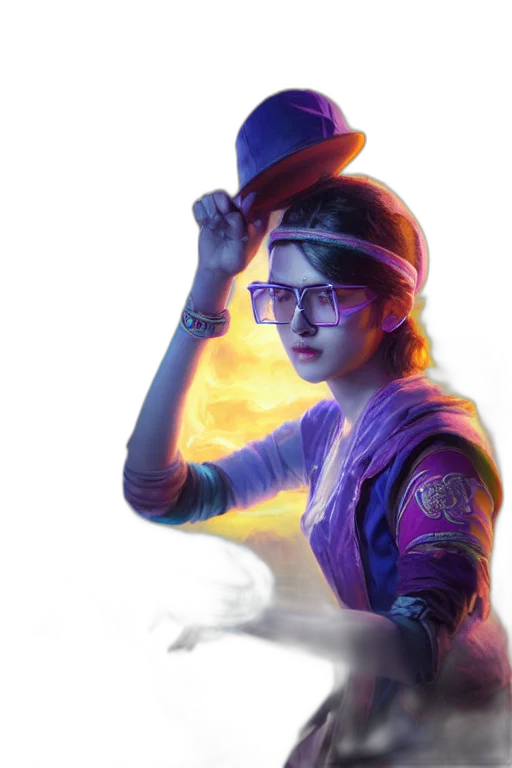 staff, hat, concept art, photorealistic transparent PNG cut-out