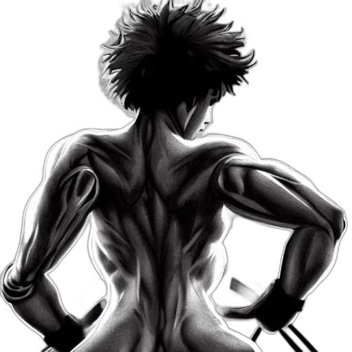 weapon, hair, staff, comic book art transparent PNG cut-out